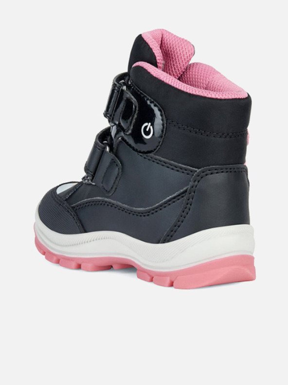 Geox Čierne dievčenské členkové topánky Geox Flanfil ABX