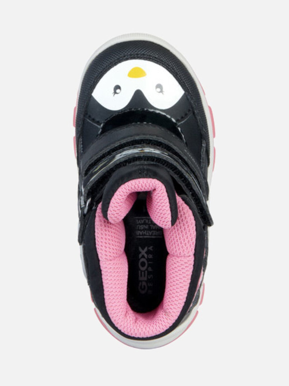 Geox Čierne dievčenské členkové topánky Geox Flanfil ABX