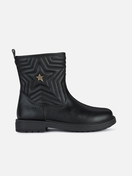 Geox Čierne dievčenské členkové topánky Geox Eclair