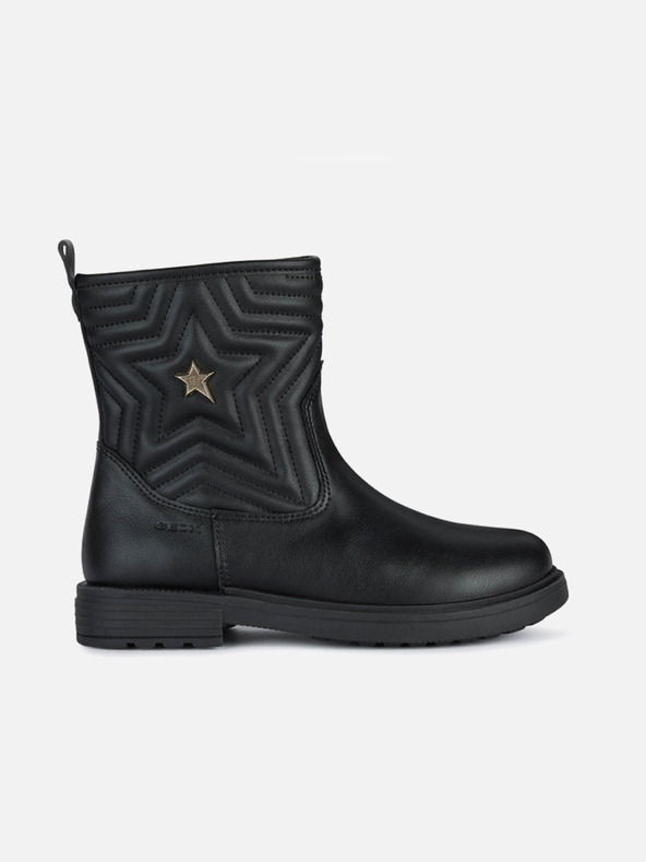 Geox Čierne dievčenské členkové topánky Geox Eclair