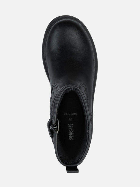 Geox Čierne dievčenské členkové topánky Geox Eclair