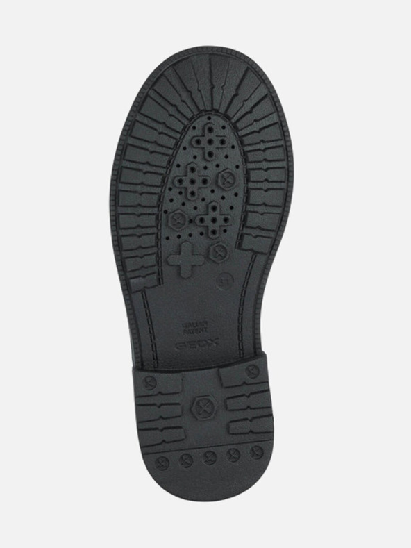 Geox Čierne dievčenské členkové topánky Geox Eclair