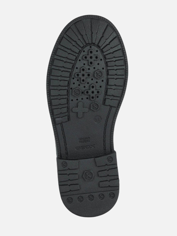 Geox Čierne dievčenské členkové topánky Geox Eclair