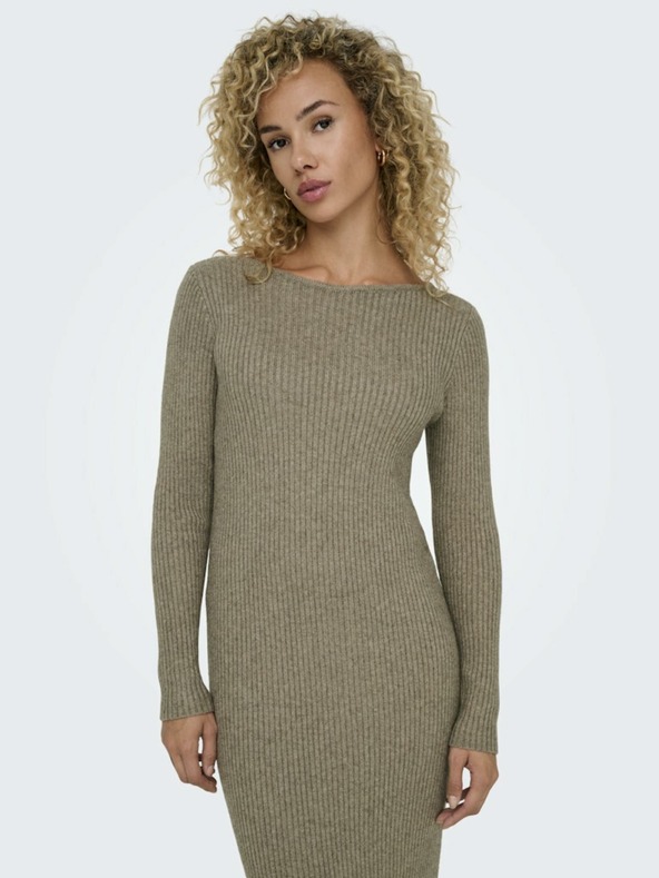 ONLY Hnedý dámsky sveter ONLY Katia