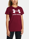 Under Armour Dámske tričko Under Armour UA Rival Logo SS-RED