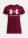 Under Armour Dámske tričko Under Armour UA Rival Logo SS-RED