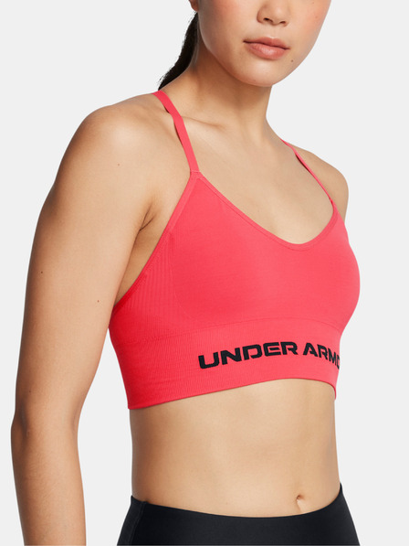 Under Armour Dámska podprsenka Under Armour Vanish Seamless Low Bra-RED