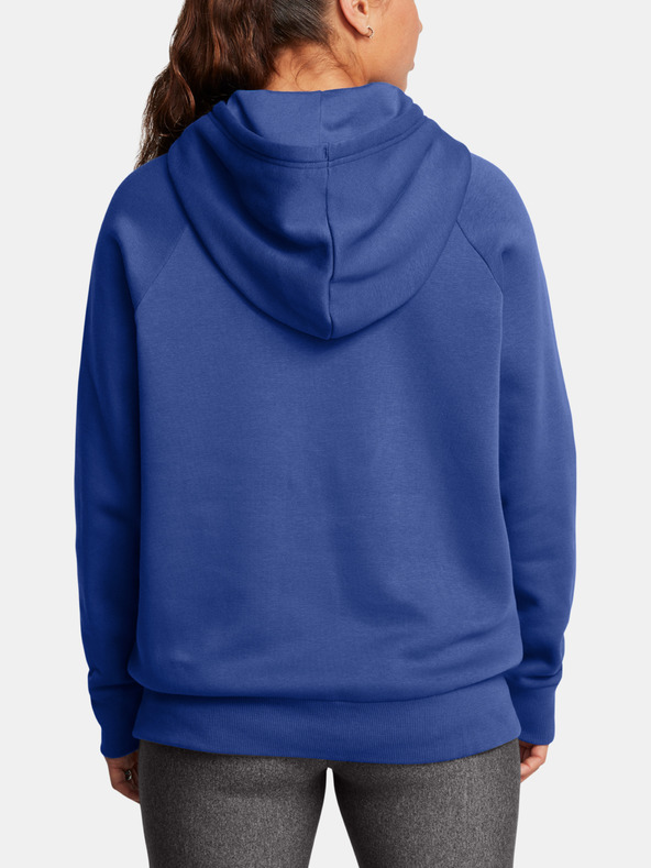 Under Armour Dámska mikina Under Armour Rival Fleece Wordmark Hoodie-BLU
