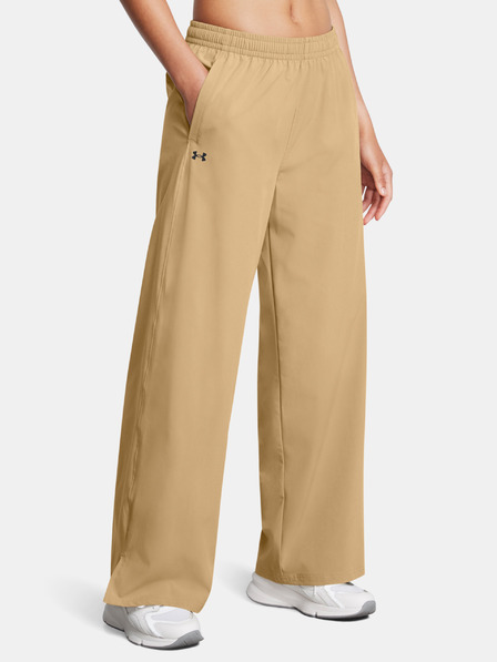Under Armour Športové nohavice Under Armour UA Rival Wide Leg Pant-BRN