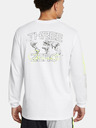 Under Armour Pánske tričko Under Armour Curry HW Verbiage LS Tee-WHT