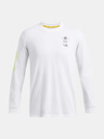Under Armour Pánske tričko Under Armour Curry HW Verbiage LS Tee-WHT