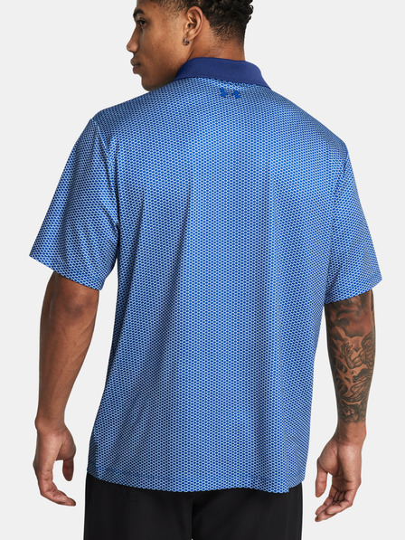 Under Armour Pánske tričko Under Armour UA Matchplay Printed Polo-BLU
