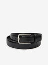 Jack & Jones Čierny kožený opasok Jack & Jones Christopher