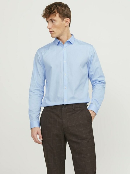 Jack & Jones Svetlomodrá pánska košeľa Jack & Jones Lacardiff