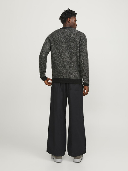 Jack & Jones Čierny pánsky sveter Jack & Jones Sapce