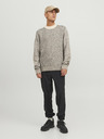 Jack & Jones Jack & Jones Space Pánsky béžový sveter