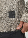 Jack & Jones Jack & Jones Space Pánsky béžový sveter