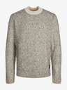 Jack & Jones Jack & Jones Space Pánsky béžový sveter