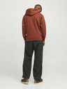 Jack & Jones Hnedá pánska mikina Jack & Jones