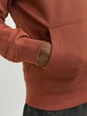 Jack & Jones Hnedá pánska mikina Jack & Jones
