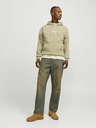 Jack & Jones Béžová Jack & Jones Pánska mikina s kapucňou JORVESTERBRO