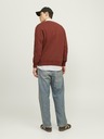 Jack & Jones Hnedá pánska mikina Jack & Jones JORVESTERBRO