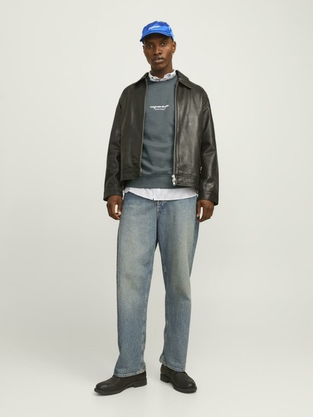 Jack & Jones Šedá pánska mikina Jack & Jones