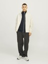 Jack & Jones Tmavomodrý pánsky sveter Jack & Jones Lewis Zip
