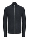 Jack & Jones Tmavomodrý pánsky sveter Jack & Jones Lewis Zip