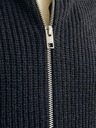 Jack & Jones Tmavomodrý pánsky sveter Jack & Jones Lewis Zip
