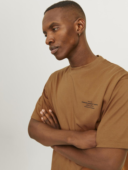 Jack & Jones Hnedá pánska košeľa Jack & Jones