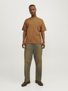 Jack & Jones Hnedá pánska košeľa Jack & Jones