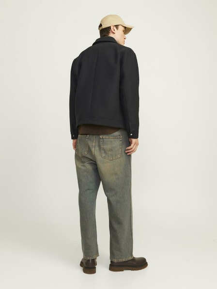 Jack & Jones Čierna pánska bunda Jack & Jones Russel