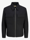 Jack & Jones Čierna pánska bunda Jack & Jones Russel