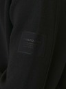 Jack & Jones Čierny pánsky sveter Jack & Jones Aero s kapucňou