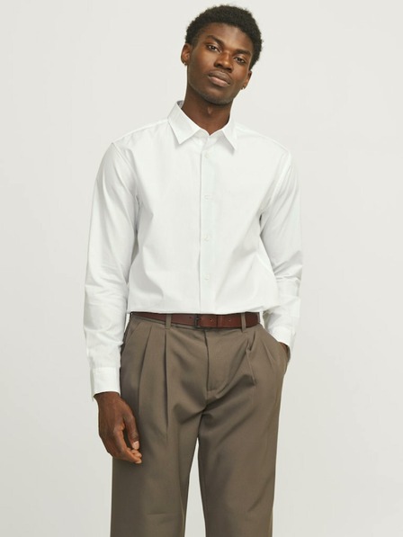 Jack & Jones Biela pánska košeľa Jack & Jones Bushwick