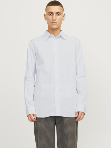 Jack & Jones Bielo-modrá pánska pásikavá košeľa Jack & Jones Bushwick
