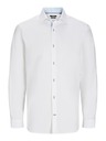 Jack & Jones Biela pánska košeľa Jack & Jones