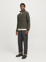 Jack & Jones Khaki Pánsky sveter Jack & Jones Blunorth Zip
