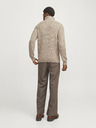 Jack & Jones Béžová Pánsky sveter Jack & Jones Blunorth Zip