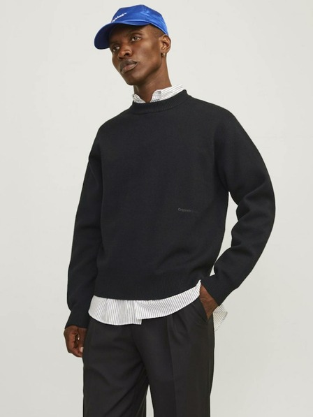 Jack & Jones Black Pánsky sveter Jack & Jones Vester