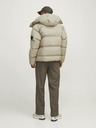 Jack & Jones Jack & Jones Alpha Pánska béžová zimná prešívaná bunda