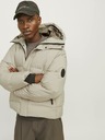 Jack & Jones Jack & Jones Alpha Pánska béžová zimná prešívaná bunda