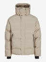 Jack & Jones Jack & Jones Alpha Pánska béžová zimná prešívaná bunda