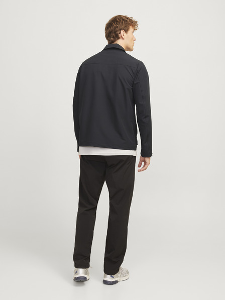 Jack & Jones Čierna pánska ľahká bunda Jack & Jones Aero