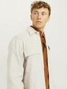 Jack & Jones Jack & Jones Raymond pánska béžová ľahká košeľová bunda