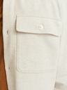 Jack & Jones Jack & Jones Raymond pánska béžová ľahká košeľová bunda
