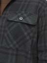 Jack & Jones Čiernošedá pánska ľahká košeľová bunda Jack & Jones Raymond