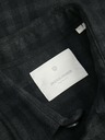 Jack & Jones Čiernošedá pánska ľahká košeľová bunda Jack & Jones Raymond