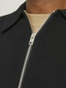 Jack & Jones Čierny pánsky sveter Jack & Jones Milano na zips